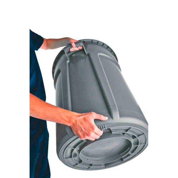 Ronde Brute Utility container 166,5 liter grijs - VB 002643-60 - Afbeelding 2