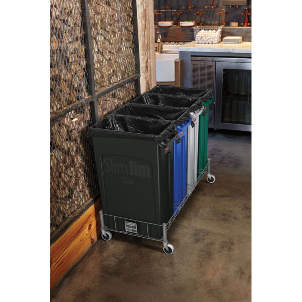 Slim Jim met luchtsleuven 87 liter zwart - VB 186352 - Afbeelding 8