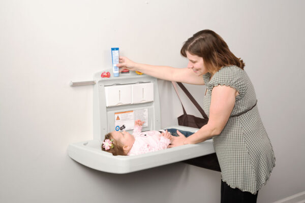 Baby verschoontafel - horizontaal model grijs - VB 007818 - Afbeelding 5