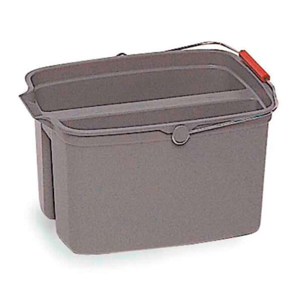 Dubbele emmer grijs - VB 002628