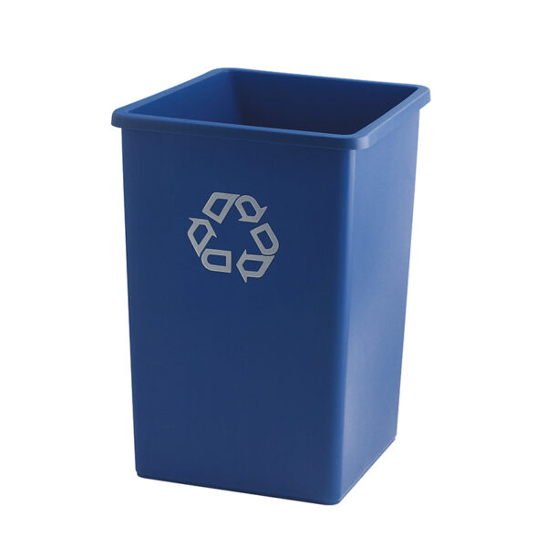 Styleline container 132 liter blauw, recyclingsymbool - VB 003958