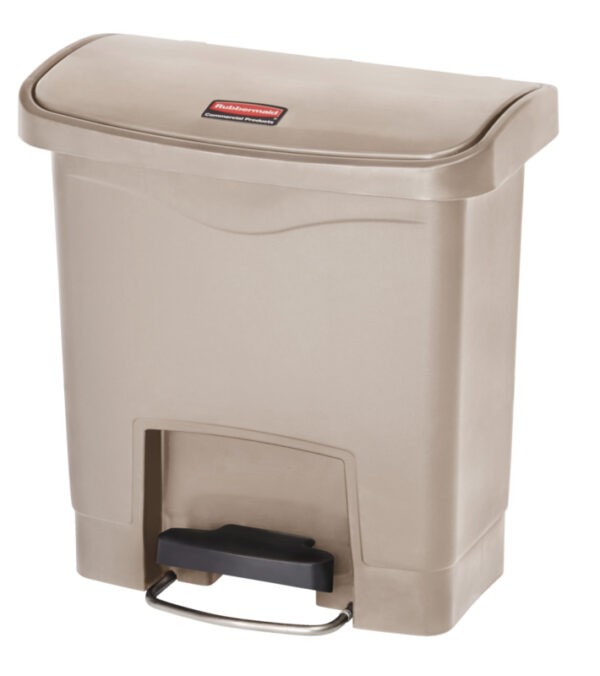 Slim Jim Step On container Front Step kunststof 15 liter beige - VB 223897