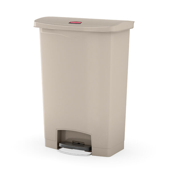 Slim Jim Step On container Front Step kunststof 90 liter beige - VB 223965