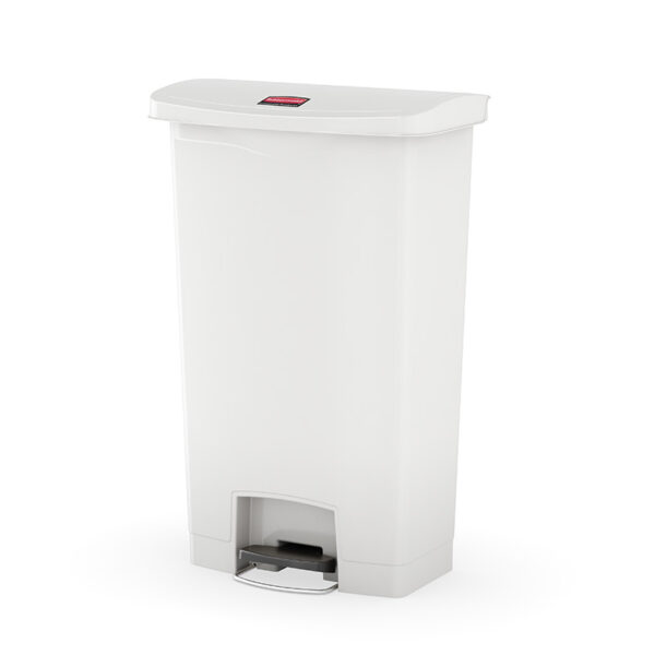 Slim Jim Step On container Front Step kunststof 68 liter wit - VB 224030