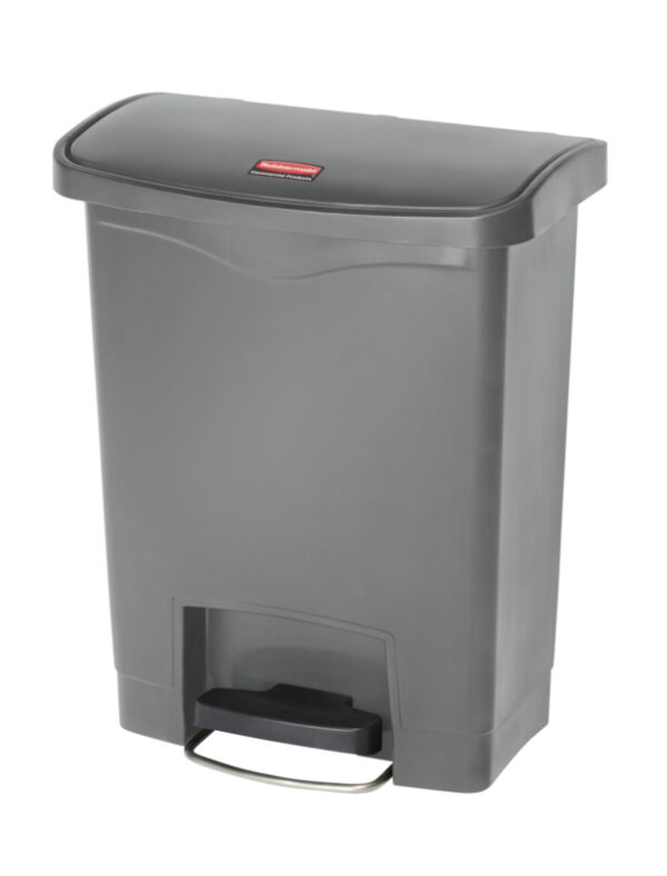 Slim Jim Step On container Front Step kunststof 30 liter grijs - VB 224443