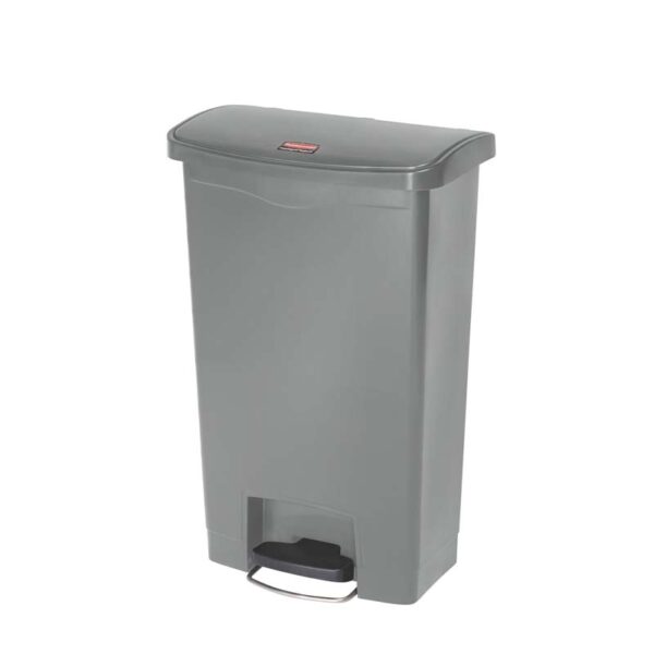 Slim Jim Step On container Front Step kunststof 50 liter grijs - VB 224467