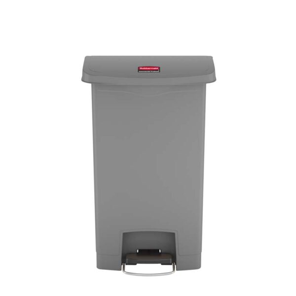 Slim Jim Step On container Front Step kunststof 50 liter grijs - VB 224467 - Afbeelding 2