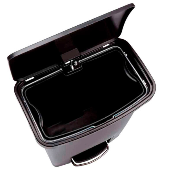 Slim Jim Step On container Front Step kunststof 30 liter zwart - VB 224535 - Afbeelding 4