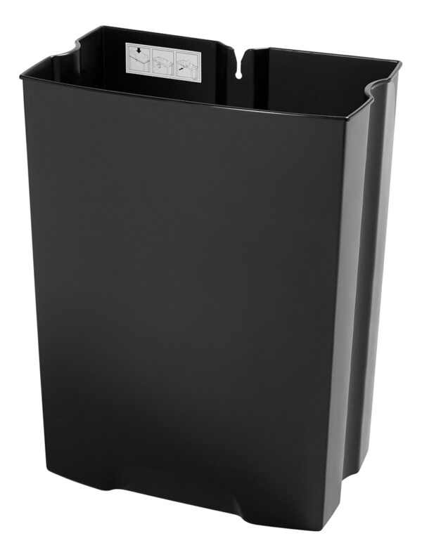 Binnenbak 90 liter Front Step RVS zwart - VB 225082