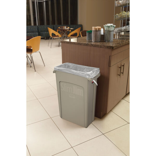 Slim Jim met luchtsleuven 60 liter grijs - VB 227895 - Afbeelding 4