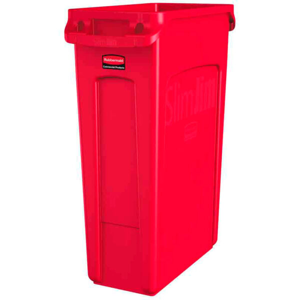 Slim Jim met luchtsleuven 87 liter rood - VB 227949