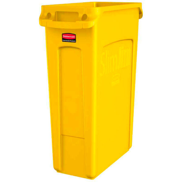 Slim Jim met luchtsleuven 87 liter geel - VB 227963