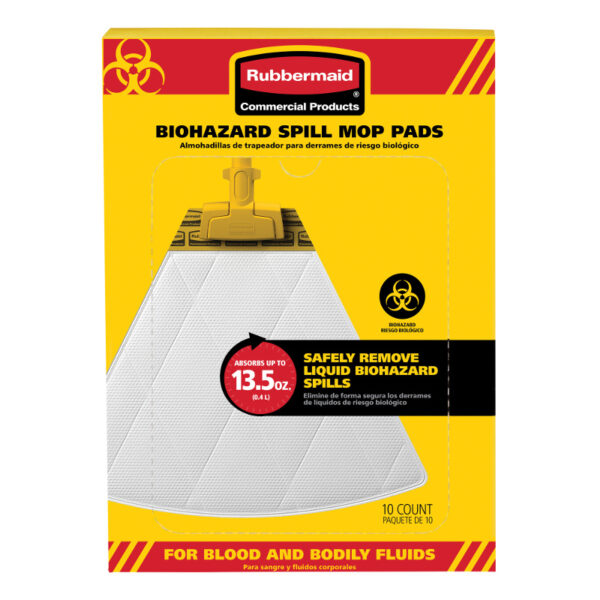 Biohazard Spill Mop Navulling Pads wit - VB 237603 - Afbeelding 2