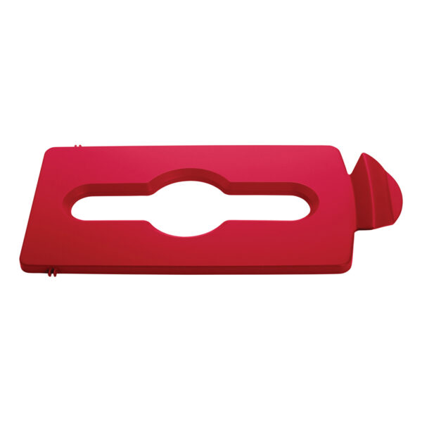 Deksel mixed recycling voor Slim Jim Recyclingstation rood - VB 237788