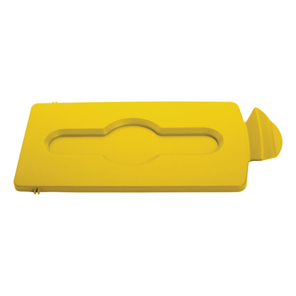 Rubbermaid deksel gesloten geel voor Slim Jim Recyclingstation - 237795