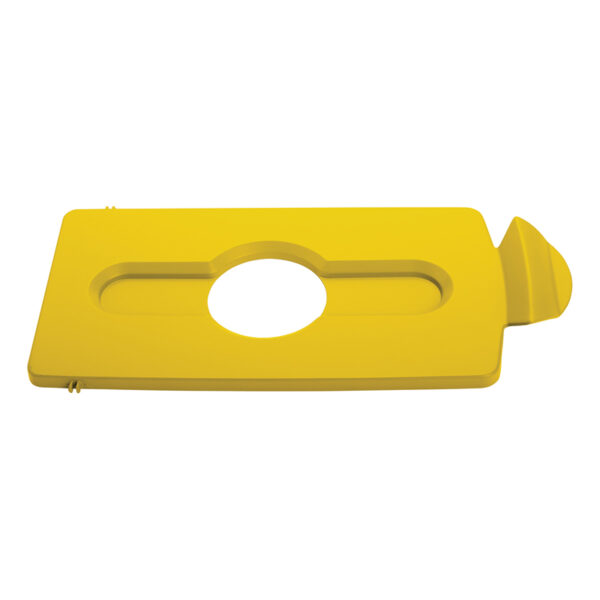 Deksel flessen/blik voor Slim Jim Recyclingstation geel - VB 237801