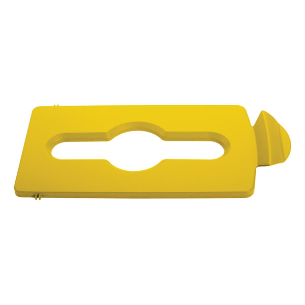 Deksel mixed recycling voor Slim Jim Recyclingstation geel - VB 237825
