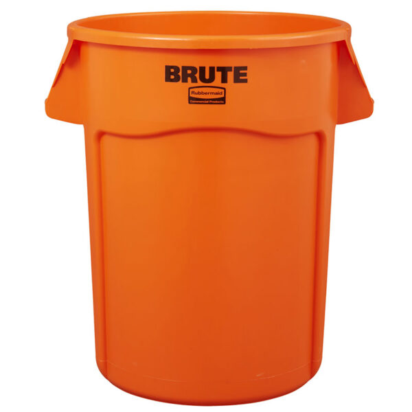 Ronde Brute Utility container 166,5 liter oranje - VB 254143 - Afbeelding 2