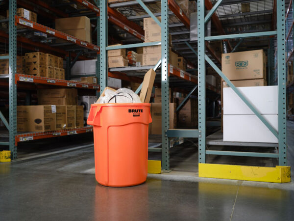 Ronde Brute container 121,1 liter oranje - VB 256215 - Afbeelding 3
