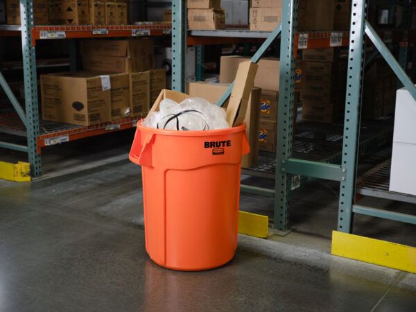Ronde Brute container 121,1 liter oranje - VB 256215 - Afbeelding 4