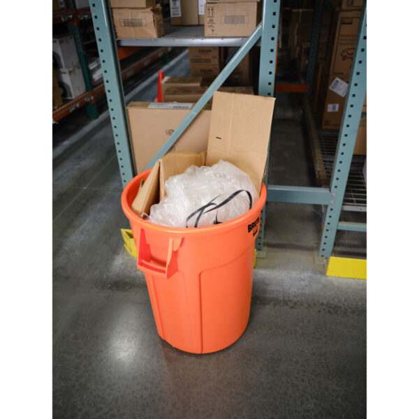 Ronde Brute container 121,1 liter oranje - VB 256215 - Afbeelding 5
