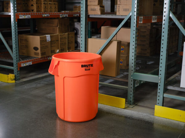 Ronde Brute container 121,1 liter oranje - VB 256215 - Afbeelding 6