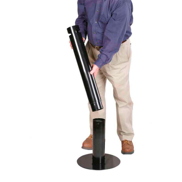 Smokers' Pole zwart - VB 127728 - Afbeelding 3