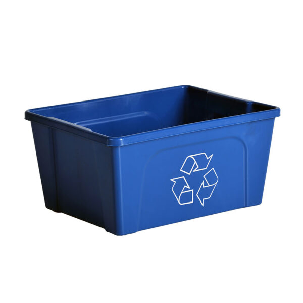 Papier inzamelbox blauw - VB 076637