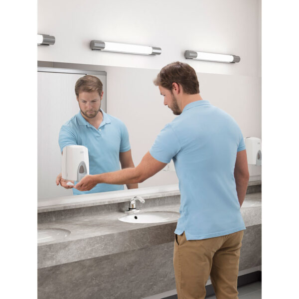 Manuele Schuimzeepdispenser 800ml grijs - VB 500173 - Afbeelding 4