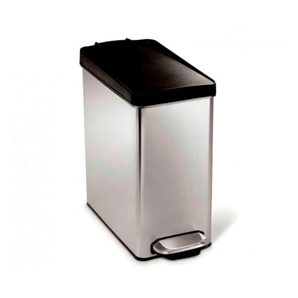 Pedaalemmer Profile 10 liter RVS, zwart - VB 016504