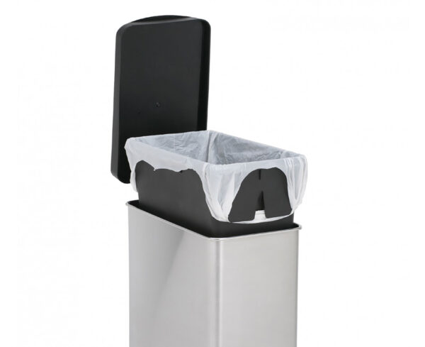 Pedaalemmer Profile 10 liter RVS, zwart - VB 016504 - Afbeelding 4