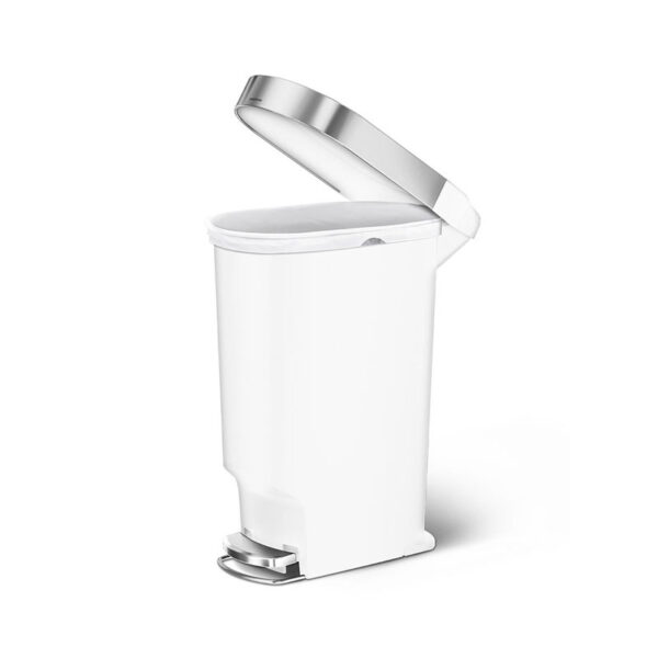 Slim Pedaalemmer 40 liter Wit - VB 023632 - Afbeelding 4