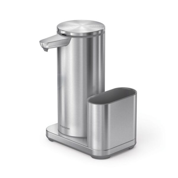 Sensor Zeepdispenser Rechargable met Caddy 414ml zilver - VB 025735
