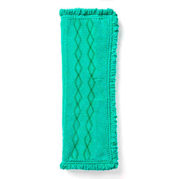 Dubbelzijdige microvezelstofmop groen - VB 212430