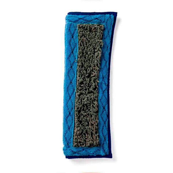 Dubbelzijdige microvezelmop voor ruwe oppervlakken blauw, grijs - VB 212447