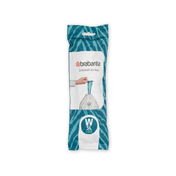 PerfectFit afvalzak met trekbandsluiting, Dispenser Pack, 5 liter (W)  - VB 116681