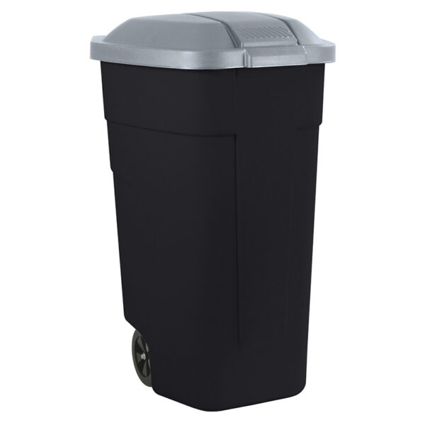 Mobiele container basis 110 liter zwart - VB 290143 - Afbeelding 3