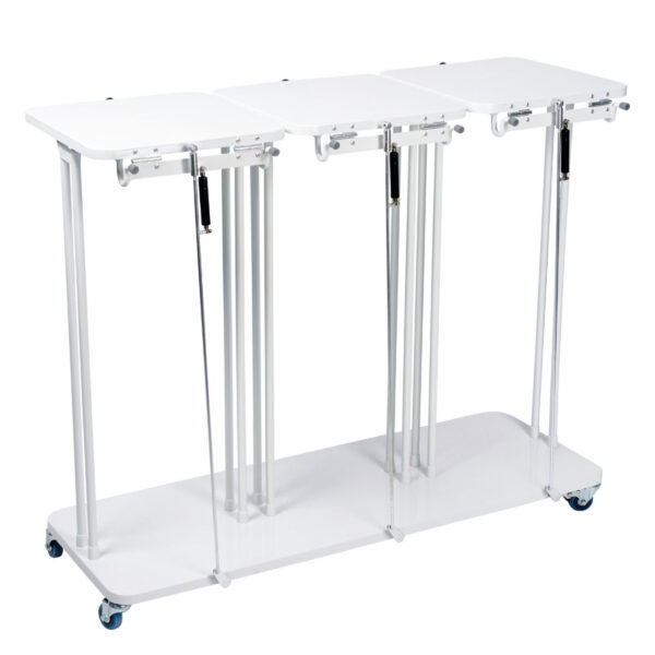 Afvalbak Combo met deksel 3x60 liter wit - VB 492086 - Afbeelding 2