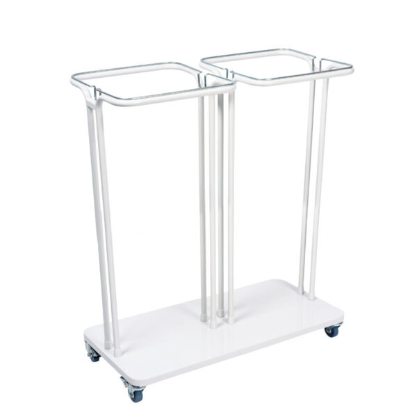 Afvalbak Combo 2x60 liter wit - VB 496141