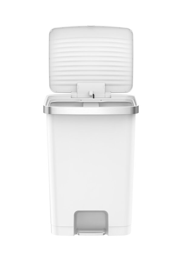 Hana 2 Pedaalemmer 70 liter wit - VB 638870 - Afbeelding 3