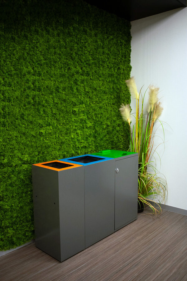 Modulaire afvalscheidingsunit 90 liter donkergrijs - VB 206827 - Afbeelding 5