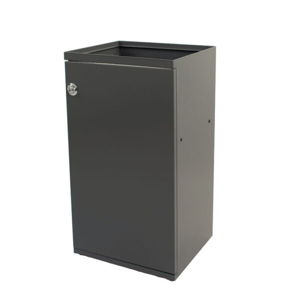 Modulaire Afvalbak met Deur en Zakhouder 85 liter donkergrijs - VB 206841 - Afbeelding 2