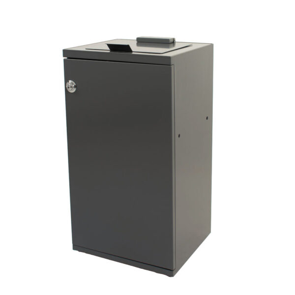 Modulaire Afvalbak met Deur en Zakhouder 85 liter donkergrijs - VB 206841 - Afbeelding 3