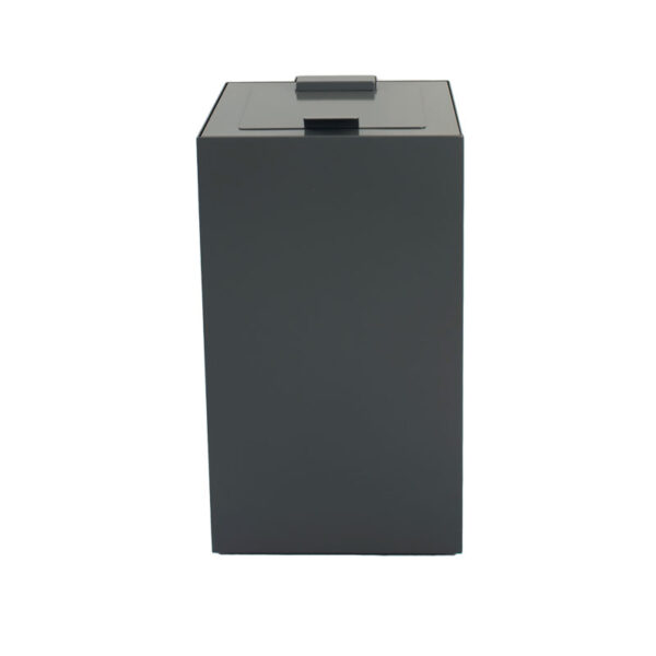 Top met klepdeksel voor modulaire afvalscheidingsunit 90 liter donkergrijs - VB 206933 - Afbeelding 5