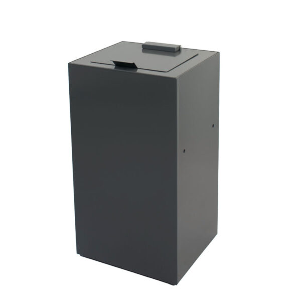 Top met klepdeksel voor modulaire afvalscheidingsunit 90 liter donkergrijs - VB 206933 - Afbeelding 6