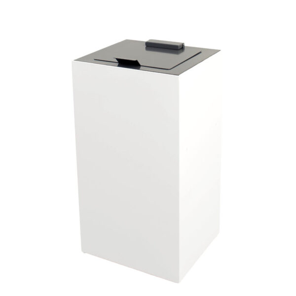 Top met klepdeksel voor modulaire afvalscheidingsunit 90 liter donkergrijs - VB 206933 - Afbeelding 8