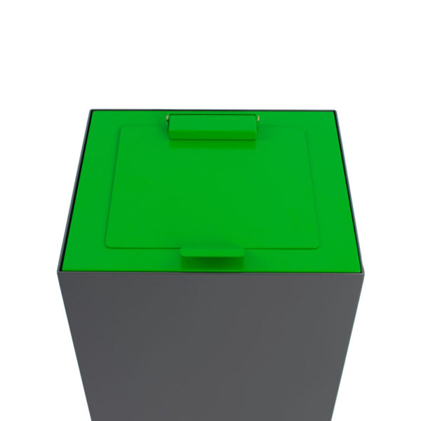 Top met klepdeksel voor modulaire afvalscheidingsunit 90 liter groen - VB 206940