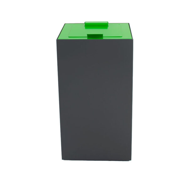 Top met klepdeksel voor modulaire afvalscheidingsunit 90 liter groen - VB 206940 - Afbeelding 5