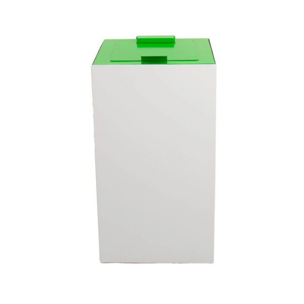 Top met klepdeksel voor modulaire afvalscheidingsunit 90 liter groen - VB 206940 - Afbeelding 7
