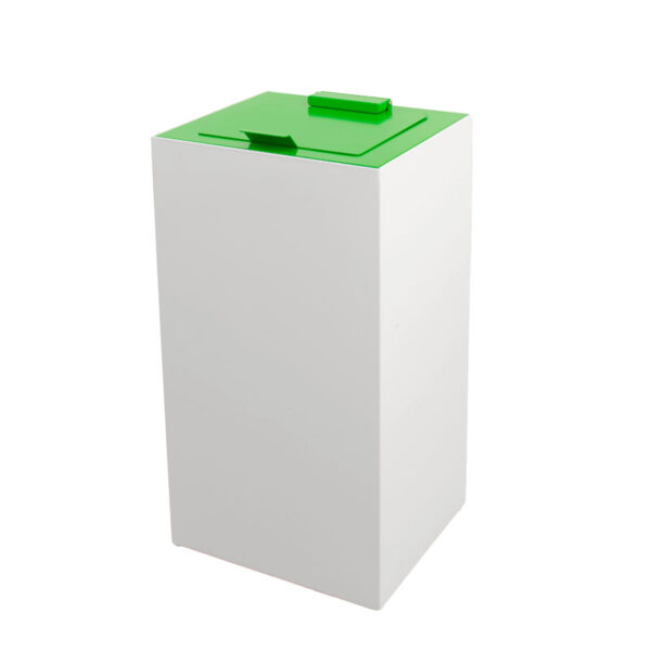 Top met klepdeksel voor modulaire afvalscheidingsunit 90 liter groen - VB 206940 - Afbeelding 8